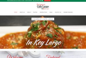 Restaurant Website - DiGiorgio's Cafe Largo
