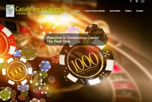 Casino Web Design - Casablanca Casino