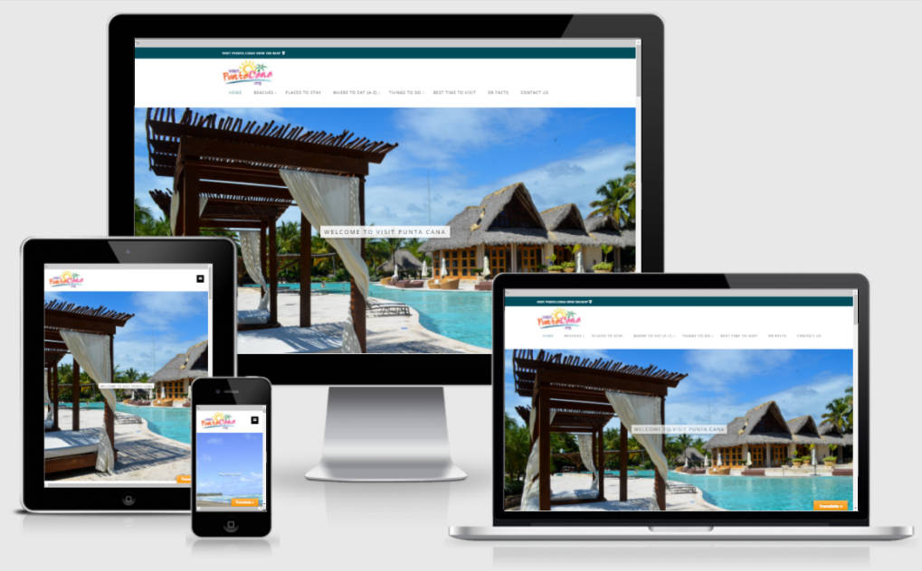 Responsive website for Punta Cana