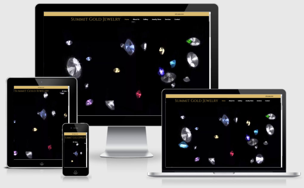 Responsive website for Jewelry Store